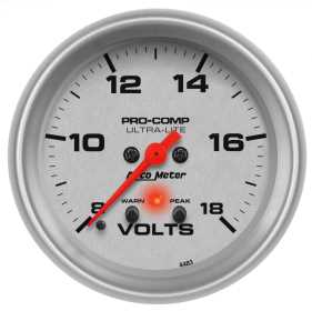 Ultra-Lite® Electric Voltmeter Gauge 4483